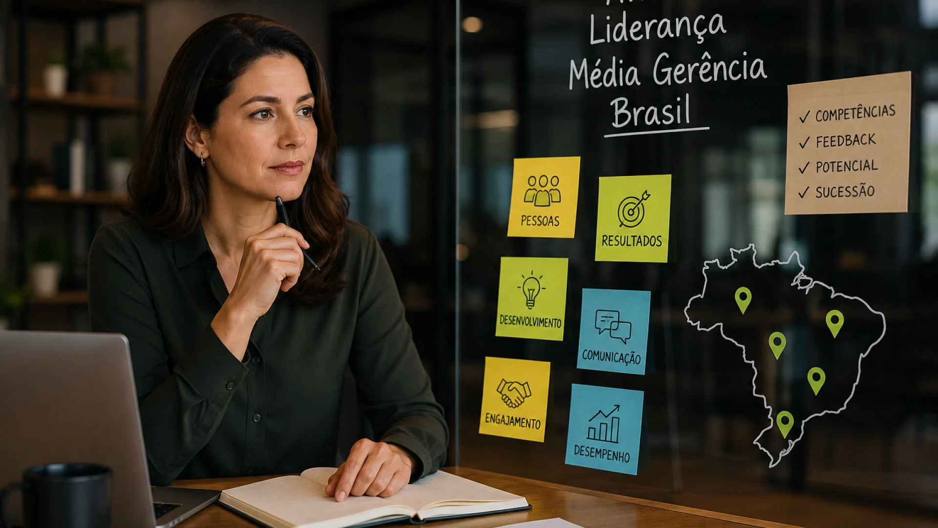 Média gerência no Brasil: como avaliar liderança sem perder foco de negócio