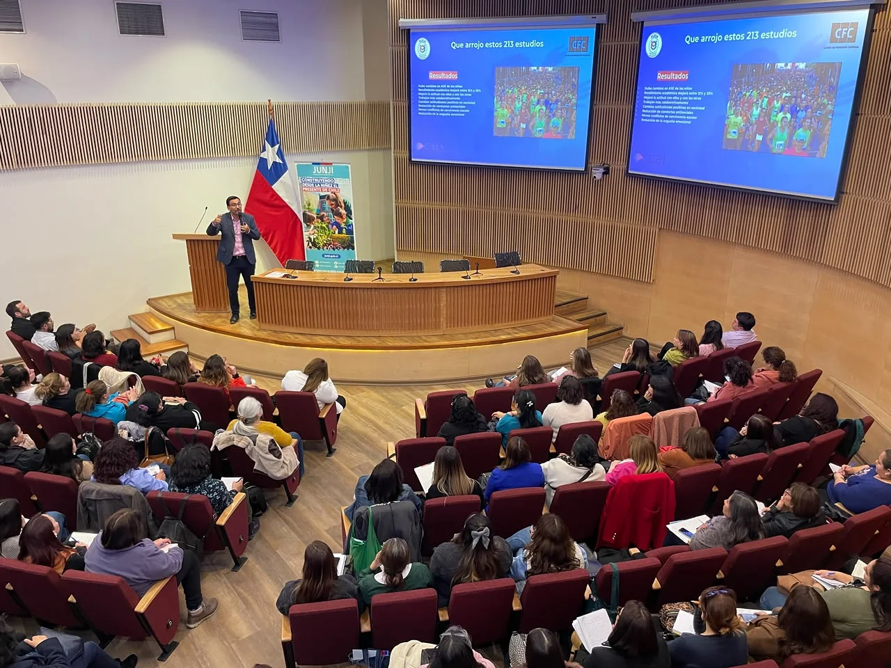Educación emocional en un encuentro académico