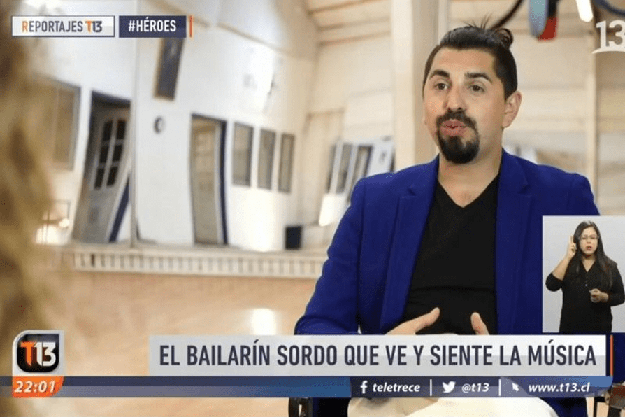 Dagoberto Huerta en acción